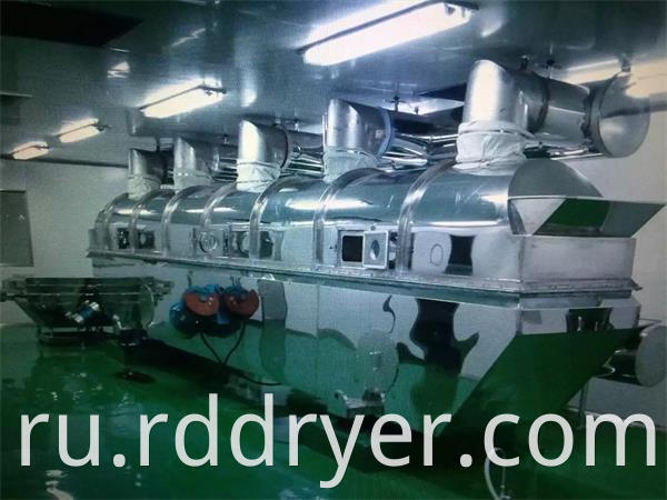 Non Standard Fluid Bed Drying Machine for Grains with Air Spring